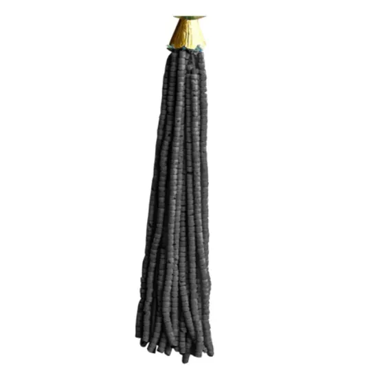 Black Bead Ting Ting Tassels