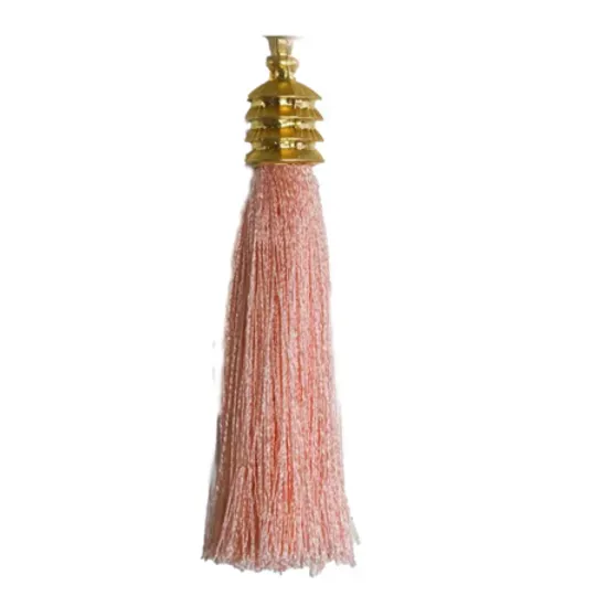 Peach Silk Ting Ting Tassel