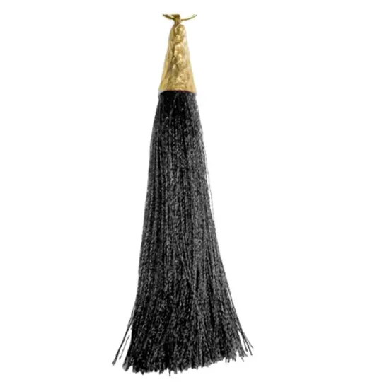Black Silk Cone Ting Ting Tassel